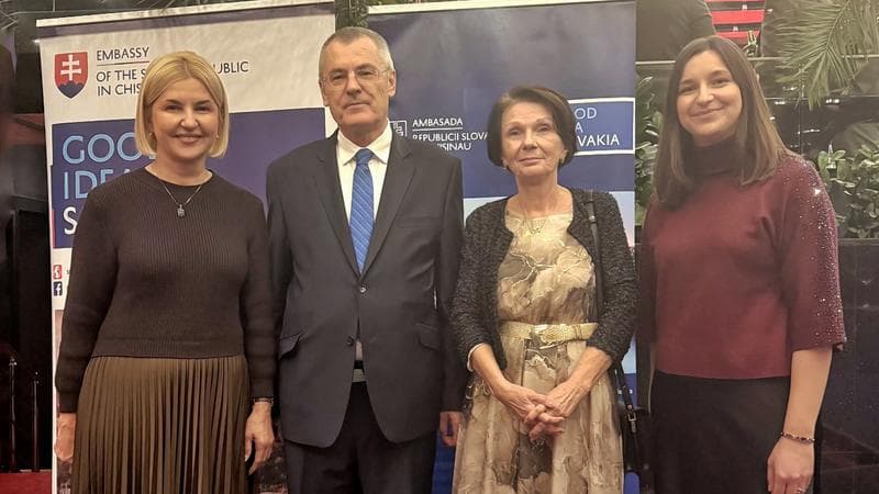 Irina Vlah, la recepția organizată de Ambasada Slovaciei: La mulți ani! Sunt convinsă că parteneriatul nostru va continua să se consolideze