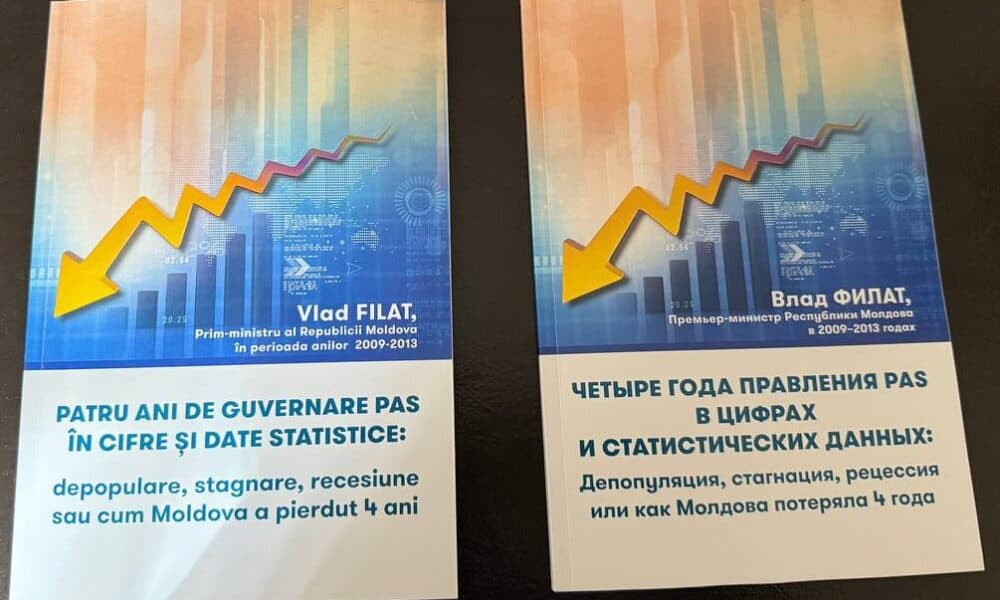 PREMIERĂ! Vlad Filat va lansa o carte despre eșecul PAS sau „cum Moldova a pierdut 4 ani”