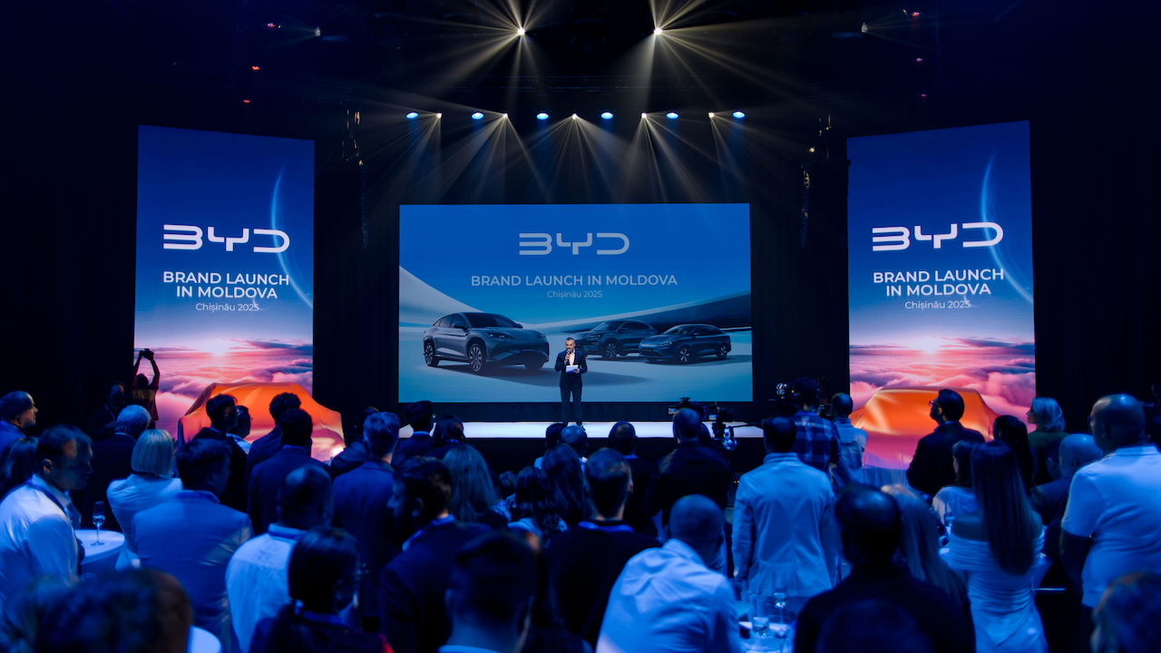 VIDEO/ Brandul de automobile BYD s-a lansat oficial în Republica Moldova