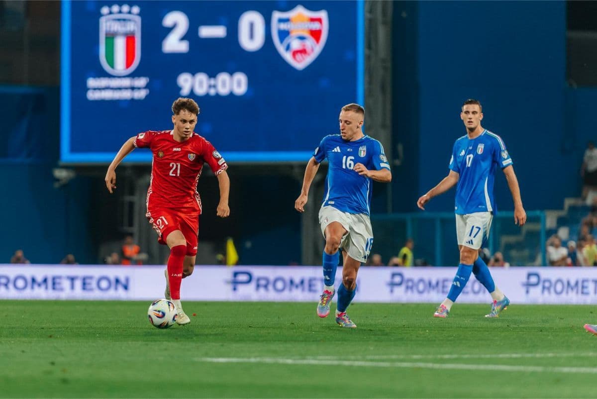 Italia, una dintre cele mai titrate echipe naționale de fotbal din lume, este la Chișinău. Toate detaliile importante despre duelul cu naționala R. Moldova