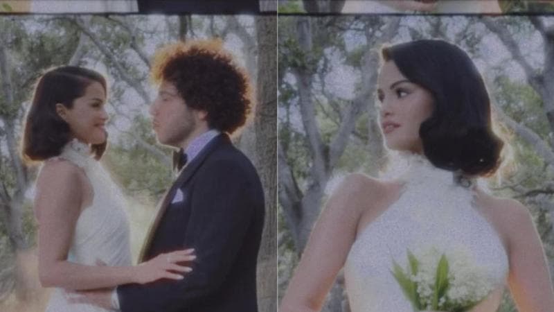 (foto) Selena Gomez s-a căsătorit cu Benny Blanco: Artista, ravisantă într-o rochie de mireasă Ralph Lauren, creată special pentru ea. Primele imagini de la eveniment