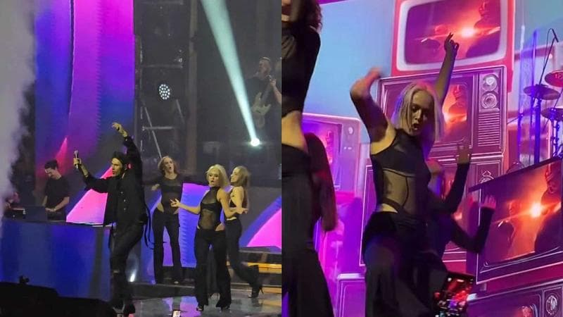 (video) Blonda care a stârnit delirul fanilor la concertul lui Dan Balan de la București. Cine e dansatoarea care a făcut show total pe scenă: „O adevărată Chica Bomb”