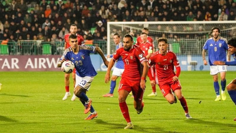 Moldova cedează în fața Italiei, pe stadionul Zimbru, în ultimele minute de meci: Ce scor au făcut