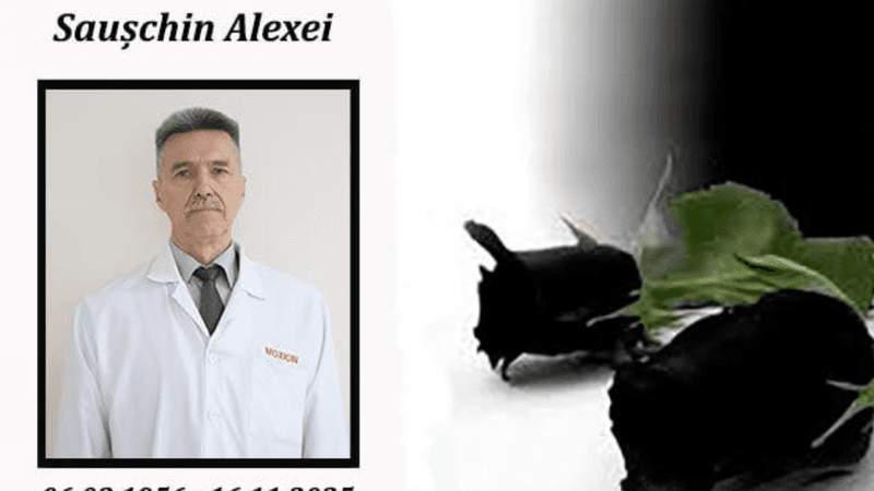 Doliu la Spitalul „Sfânta Treime”. Medicul oftalmolog Alexei Saușchin s-a stins din viață: „Un profesionist desăvârșit”