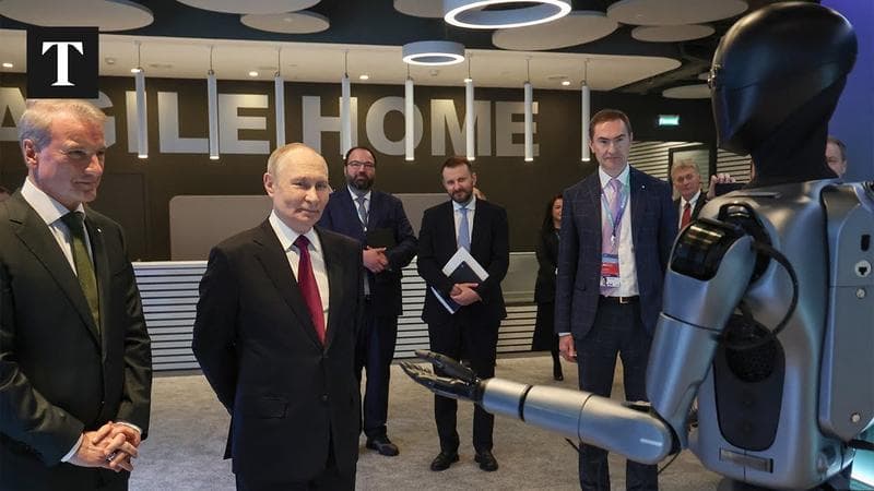 (video) Ce reacție a avut Vladimir Putin în fața unui robot care dansa special pentru el